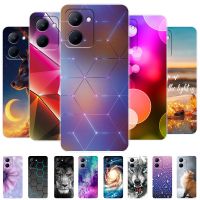 For Realme 10 4G Case Realme10 4G Marble Painted Silicone Clear Phone Cases For Realme 10 4G Shockproof Cover For Realme10 Coque