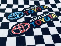 สติ๊กเกอร์ Toyota สติกเกอร์ 2ชิ้น Foil Sticker Car 3D ตัวนูน แต่งรถ ติดรถ ติดกระจก ติดข้างรถ ติดสเกิร์ต ติดท้าย ติดกันชน รถยนต์ Vios Yaris Camry CHR Vigo Revo Fortuner