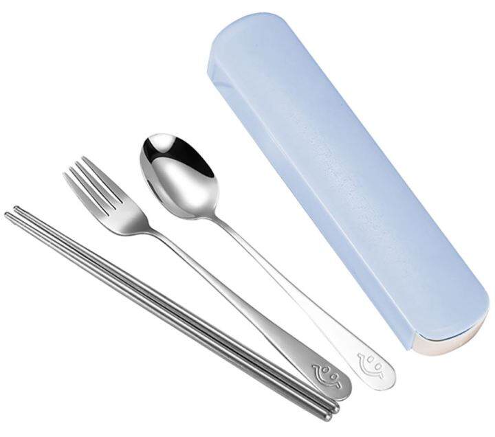 Travel Spoon And Fork (yellow)-jc Elise 