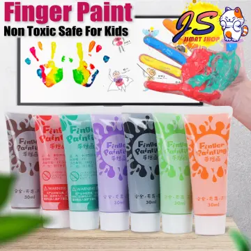 25 Color Funny Finger Painting Kit And Book, Washable Finger Paints For  Toddlers 1-3 Non Toxic, Childrens Finger Drawing Toys, DIY Crafts Painting