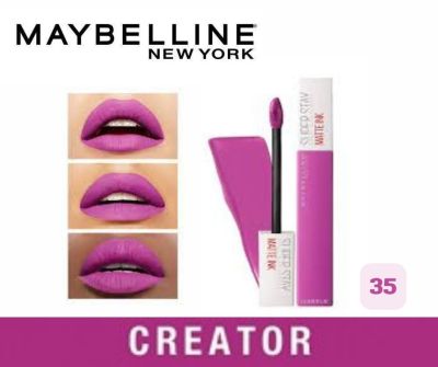 เมย์เบลลีน Maybelline Superstay Matte Ink Lipstick #35 Creator (5ml)