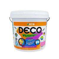 สีน้ำทาภายนอก RTB DECO SHIELD PLUS+ BASE D กึ่งเงา 2.5แกลลอน