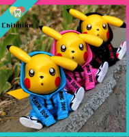 เด็กของเล่นของขวัญวันเกิด Pikachu น้ำแบรนด์แบรนด์เล่นเสื้อผ้า Pokemon Pikachu Pika Super Hand-Made รุ่นเครื่องประดับรถยนต์ตุ๊กตา