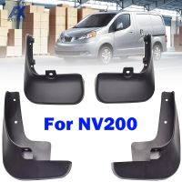 Newprodectscoming 4Pcs Set Molded MudFlaps For Nissan NV200 Vanette Evalia 2010 2019 Mud Flaps Mudguards Splash Guards Fender Front Rear