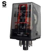 SMAC รีเลย์ 8ขา MK2P DC12 DC24V AC220V ขากลม และซ็อกเก็ต รีเลย์ งานตู้คอนโทรล และอื่นๆ