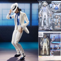 S.h.figuarts ไมเคิลแจ็คสันเรียบอาชญากร Moonwalk รูปการกระทำของเล่นรุ่นไมเคิลแจ็คสัน MJ ที่ทำให้ตื่นเต้นเร้าใจร่วมที่สามารถเคลื่อนย้ายตุ๊กตา