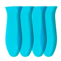 4Pcs Multifunctional Convenient Practical Durable Heat Insulation Pot Handle Cover Holder Sleeves Silicone Gripper Potholder Pots Pans