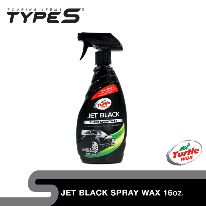 Turtle Wax Jet Black Spray Wax 16oz Lazada PH
