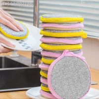 ✣○ 5/10Pcs Double Side Dishwashing Sponge Dish Washing Brush Pan Pot Dish Wash Sponges Household Cleaning Kitchen Tools