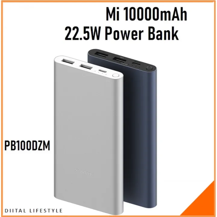 Authentic Mi PowerBank 10000mAh  Power Bank Type-C Two-Way Fast Charge  USB-C Portable Charger Powerbank PB100DZM | Lazada Singapore