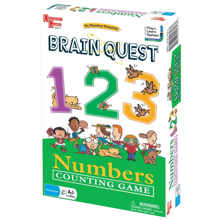 Brain quest play n learn 123 numbers counting game brain quest play n