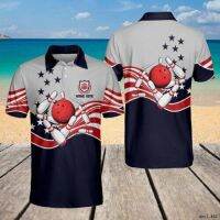 HOT Crazy Cool Bowling Team Usa Custom Bowling Premium Polo Shirt Men XS-5xl