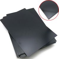 1 Piece New Durable Black ABS Styrene Plastic Flat Sheet Plate 0.5mm Thickness Fishing Reels