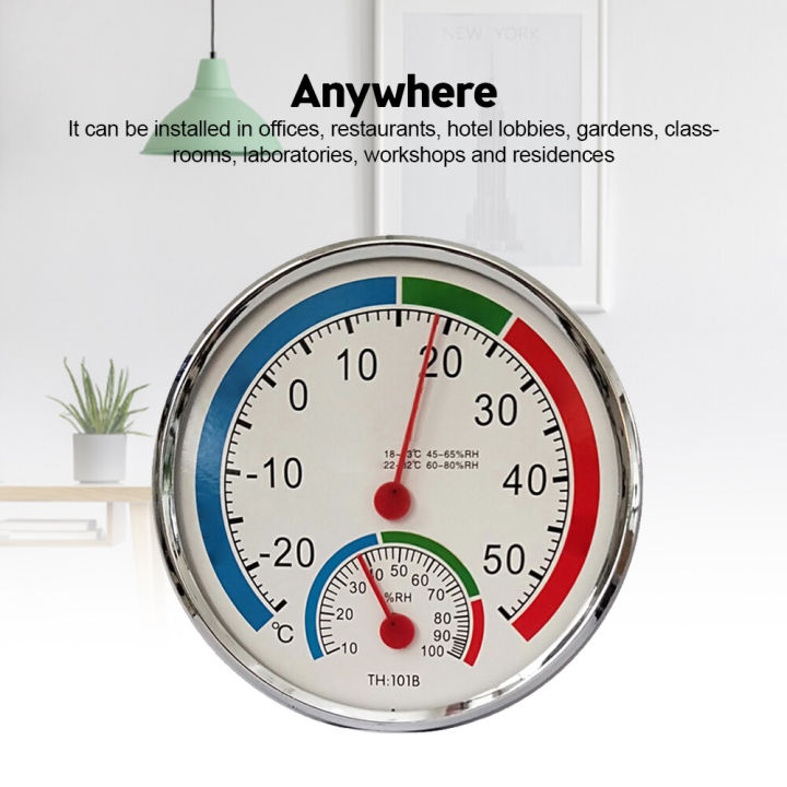 pcbfun-เครื่องวัดอุณหภูมิภายในเครื่องวัดความชื้นของอากาศขนาดเล็กอนาล็อก2-in-1มาตรวัดเครื่องแสดงอุณหภูมิความชื้นสำหรับห้องที่บ้านสำนักงานกลางแจ้ง
