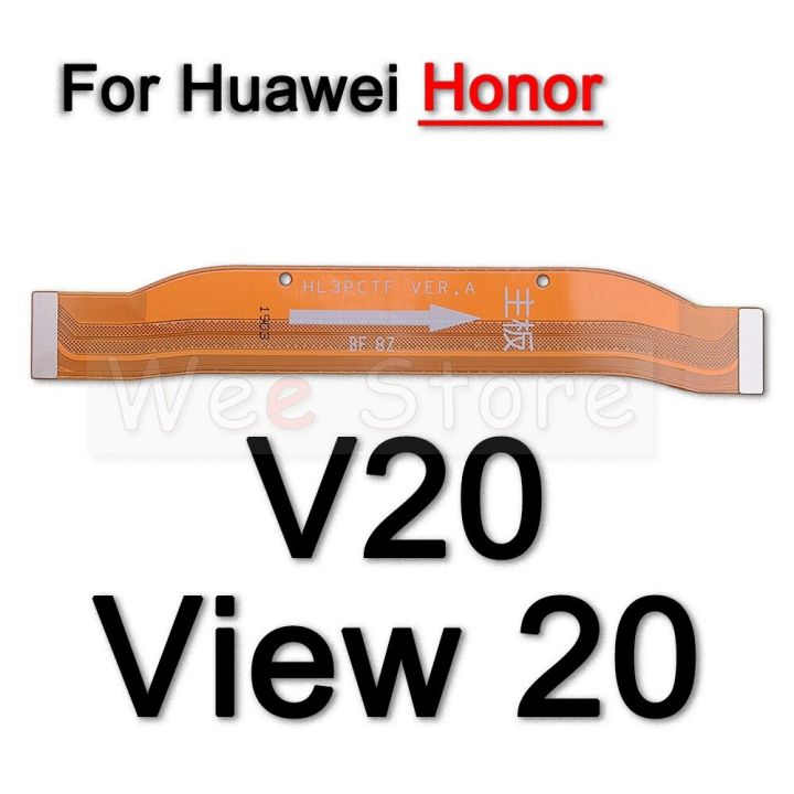 สายพานเมนบอร์ดเชื่อมต่อแท่นจอแอลซีดีสำหรับ-huawei-honor-8-9-10-20ดู9i-8x-9x-20i-20วินาทีชิ้นส่วน-lite