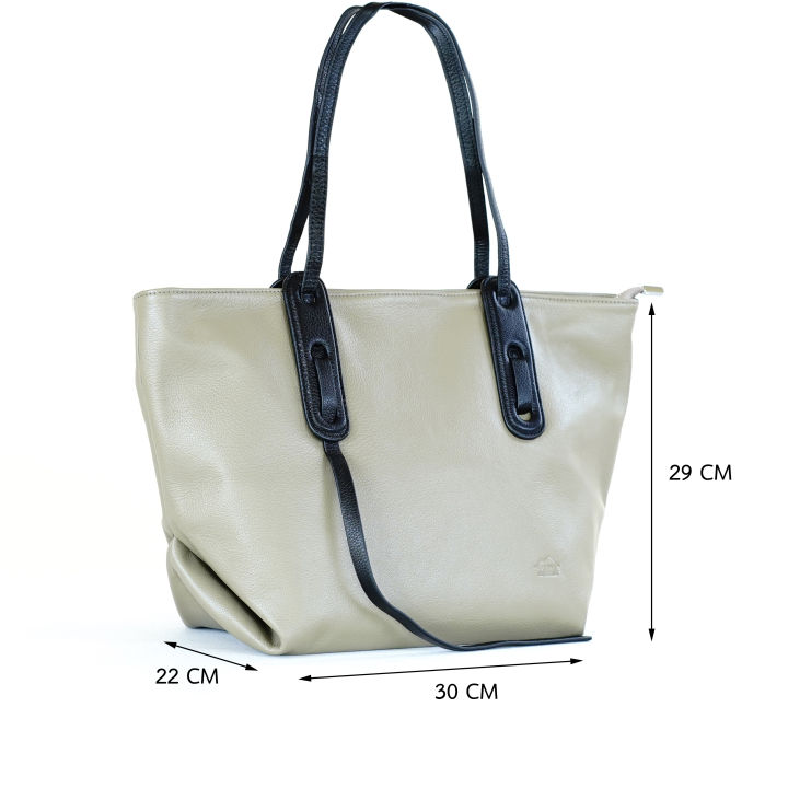 กระเป๋าหนังผู้หญิง-กระเป๋าหนังสะพายข้างผู้หญิง-สีเบจ-b-bei-765-hilda