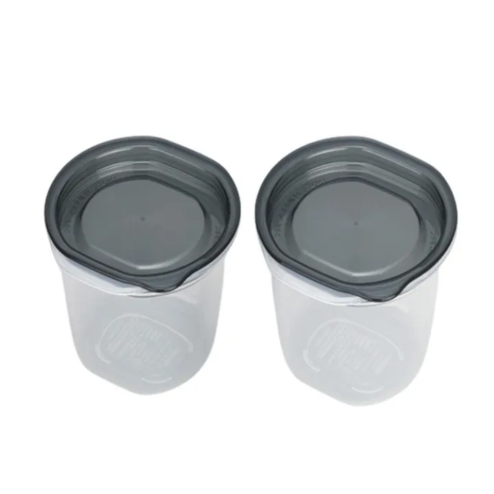 Dressing Containers with Lids Set of 2 Reusable Airtight Dipping Sauce