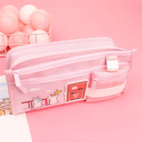 Elementary School Pencil Case Female Pencil Box Girl Pencil Case Simple Large Capacity Pencil Case Junior High School Stationery Box Female Korean Cute