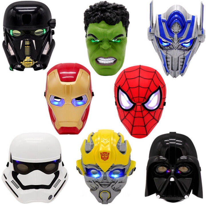 Superhero Avenger Marvel Hulk Mask Ultraman mask Incredible Topeng ...