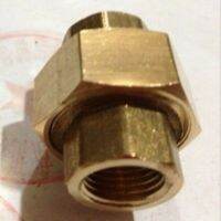 Brass pipe union Connector Coupling 1 BSP female Thread Plumbing fittings water Air fuel oil