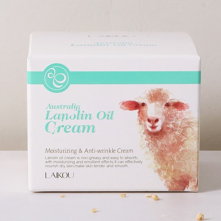 ครีมบำรุงผิวหน้าสูตรรกแกะ-ครีมไวท์เทนนิ่ง-australia-lanolin-oil-cream-35g-ph5-5