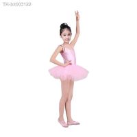✢ Kids Girl Dance Sling Ballet Leotard Dress Dance Costumes Exercise Clothes Small Princess Fluffy Dress