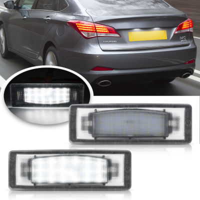 2pcs Led License Number Plate Light For Hyundai I40 2011 2012 2013 2014 2015 2016 Error Free Tail Lamp Bulbs