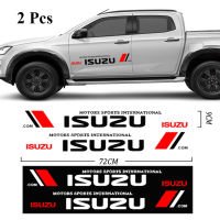 สติกเกอร์ติดข้างประตู ISUZU DMAX MUX D-MAX M-UX,สติกเกอร์ติดรถยนต์สติกเกอร์ PVC กันน้ำแบบสร้างสรรค์จำนวน2ชิ้น