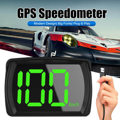 ไมล์รถยนต์  GPS วัดความเร็ว KM/H USB รถ HUD  ไมล์ดิจิตอล แสดงความเร็วรถ บอกกิโล แท้ สำหรับรถบรรทุกรถบัสทุก Head-Up Display Digita gps hud speedometer