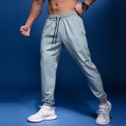 Mens Run Sports Joggers Pants Male Sportswear Bottoms Skinny Sweatpants