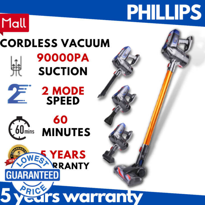 HHG READY STOCK2023 New Cordless Vacuum Cleaner K7 FREE dust mite 5 ...