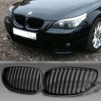 Front Black Sport Wide Kidney Grilles Grill For BMW E60 E61 M5 5 Series 03-09