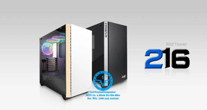 CASING PC GAMING INWIN 216 MID TOWER CASING CPU CASE PC / CASE01-INW ...