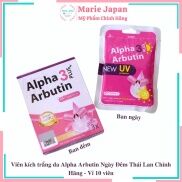 Viên kích trắng da Alpha Arbutin ngày đêm Thái Lan Chính Hãng Vỉ 10 viên