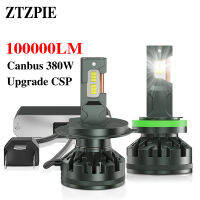 Ztzpie 6500พัน HB3 HB4 9005 9006 H1 H7 H4 9012กระแส C An BUS หลอดไฟ LED CSP 3570พลังงานสูงรถไฟหน้าไฟตัดหมอก380วัตต์LM