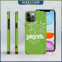 Psych Pineapple เคสโทรศัพท์สำหรับ iPhone 14 Pro Max / iPhone 13 Pro Max / iPhone 12 Pro Max / iPhone 11 Pro Max / XS Max / iPhone 8 Plus / iPhone 7 plus ฝาครอบเคสป้องกันหนังแกะป้องกันการตก XPOEA6