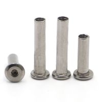 【CC】 304 Large Flat Hexagon Socket Rivet Insert Joint Sleeve Cap M4 M5