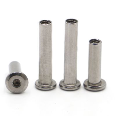 304 Stainless Steel Large Flat Hex Hexagon Socket Head Furniture Rivet Connector Insert Joint Sleeve Cap Nut M3 M4 M5 M6 M8