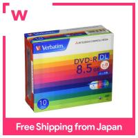 Verbatim Verbatim บันทึกไว้สำหรับ DVD-R DL 8.5GB 10แผ่นพิมพ์สีขาวด้านเดียวสองชั้น2-8 DHR85HP10V1ความเร็ว