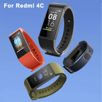 สายนาฬิกาสำหรับ Redmi Mi Smart Band 4C อะไหล่สร้อยข้อมือริสแบนด์ซิลิโคน Smartwatch Accessories