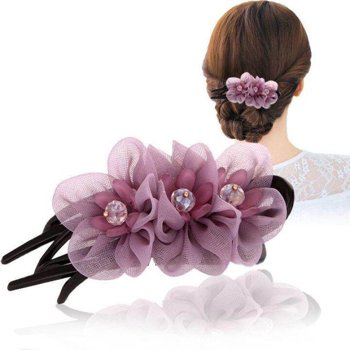 korean-fashion-silk-yarn-flower-cloth-hairpin-curler-hairpin-headwear-exquisite-hair-accessories