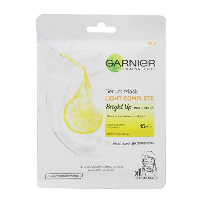 Garnier Serum Mask Light Complete Bright Up 30g Lazada