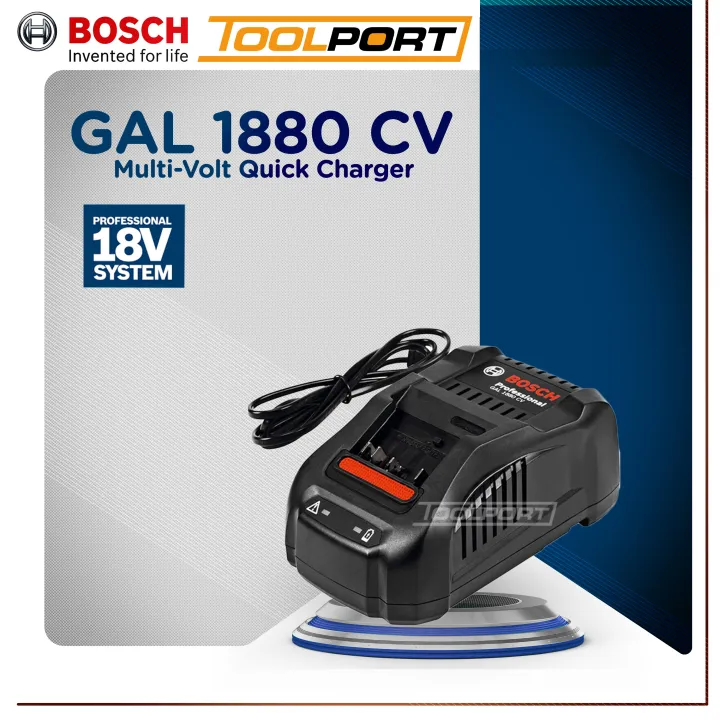 Bosch GAL 1880 CV 18V Professional Multi-Volt Quick Charger (for Bosch ...