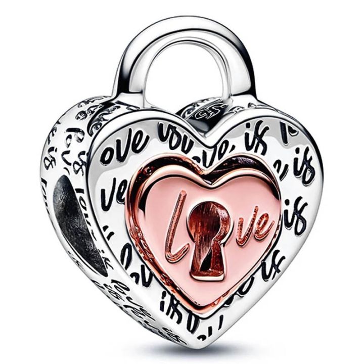 sparkling-levelled-devil-heart-love-key-padlock-feather-glass-beads-925-sterling-silver-charm-fit-fashion-bracelet-diy-jewelry
