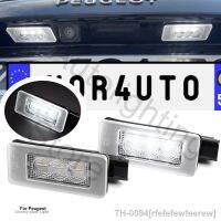 ✹✟ rfefefewfeerew Bus License Number Plate Light Sem Erro LED Lâmpada Traseira 207CC 208 308 MK2 2008 3008 Citroen C5 III 2006 2pcs