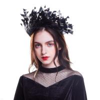 【CC】 Headband Hairband Fascinator Masquerade Feather Headbands Hair Hoop Accessories