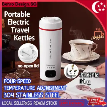 Portable Electric Kettles Tea Coffee Kettle Mini Travel Boil Water
