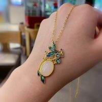 [COD] Ethnic Design Necklace Chinese Epoxy Enamel Pendant Accessories