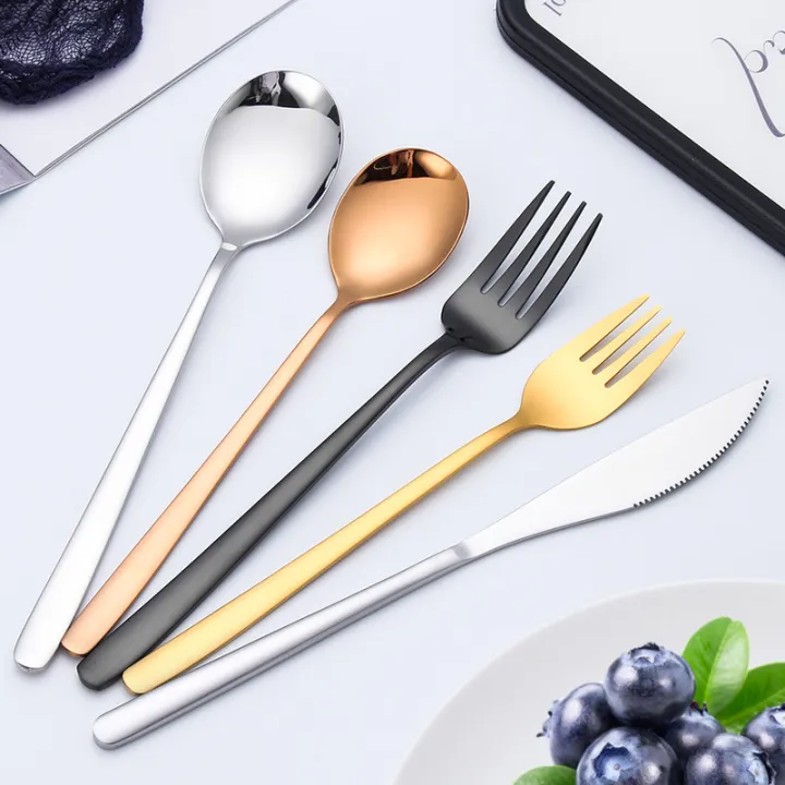 Sendok Garpu Sumpit Pisau Korea Alat Makan Korean Spoon Fork Chopstick