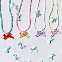 สร้อยคอ Cutie Ribbon Necklace Handmade by Ms.July Store